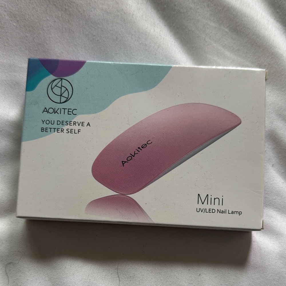 Aokitec Mini UV/LED Nail Lamp in Pink